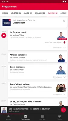 France Inter android App screenshot 2